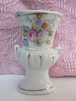 Vintage Made In Occupied Japan Hand Painted Miniature Vase 3  Tall - NICE!! • $11.88