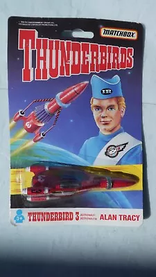 Vintage Thunderbirds 3 Alan Tracy Matchbox Rocket Ship Sealed On Packet C.1992/3 • $25