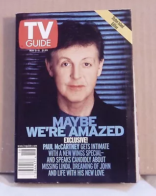 TV Guide Magazine May 5-11 2001 Paul McCartney - Beatles Staten Island Edition • $5