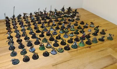 £129.99 • Buy HUGE LOTR WARHAMMER JOB LOT 120 X FIGURES ARMY GOOD EVIL SBG