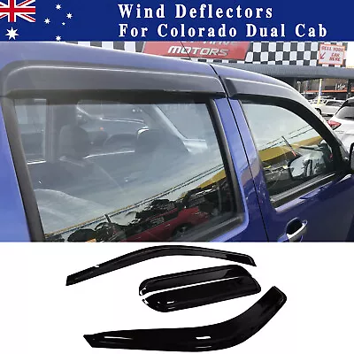 LUXURY Weathershields Weather Shields For Colorado RC Dual Cab 08-12 Model • $41.49