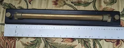 Vintage  18  W H Harling Of London Wood & Brass Draughtsman's Rolling Ruler • $46.69