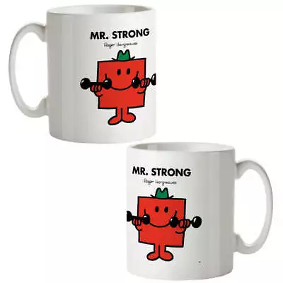 Mr. Strong Mug Mr Men Hot Drinks Cup Gift • £9.99