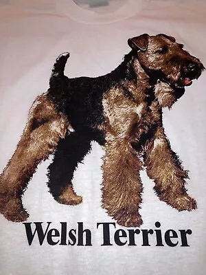 Vintage:  Deadstock Welsh Terrier Single Stitch   Screen Stars Best • $32.99