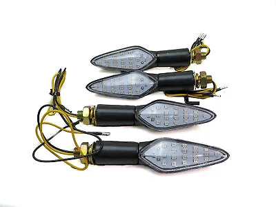 Indicators LED Sequential Wave Full Set 4 For Kawasaki KH 100 A 1978 - 1980 • £24.95