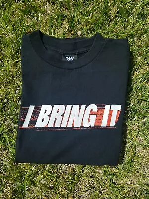 WWE The Rock I Bring It T-Shirt Black Wrestling Dwayne Johnson WWF Attitude Era • $34.99