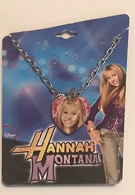 Vintage Hannah Montana Disney Necklace - Hard To Find! Heart Toggle Closure • $9