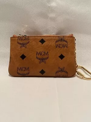 MCM Key Pouch In Visetos Original Leather New 230 • $100