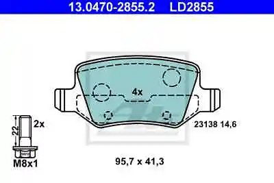 Brake Pad Set Disc Brake For MERCEDES-BENZ:A-CLASSVANEOW169W168414 • $80.94