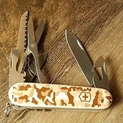 Victorinox Swiss Army Knife Hunstman 91mm 4 Layer Multi Tool Desert Camo • $19.49