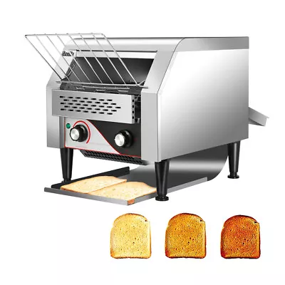 $340.99 • Buy 300pcs/H Commercial Conveyor Toaster 1900w Restaurant Equipment Bread Bagel Food
