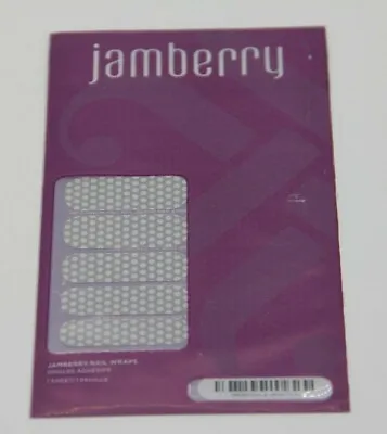 $16.16 • Buy Jamberry Nail Wraps (New, PK02-Gray & White Polka, 1 Full Sheet, Adhesive)
