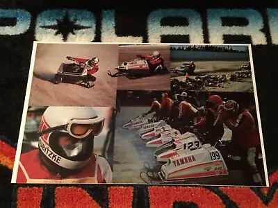 🏁 ‘75/76 YAMAHA SRX Snowmobile Collage Poster  vintage Race Sleds 440SRX • $21.88