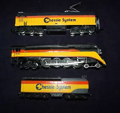 Operating HO BACHMANN  4-8-4 STEAM LOCO  &  Display Only Bachmann E60F Electric  • $70