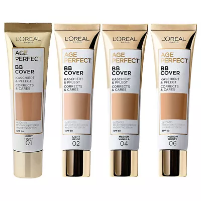 L’Oreal Paris Age Perfect BB Cover Cream 30ml SPF50 -Please Choose Shade • £8.75