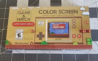 Nintendo Game And Watch Super Mario Bros Color Screen Complete NIB • $39.99