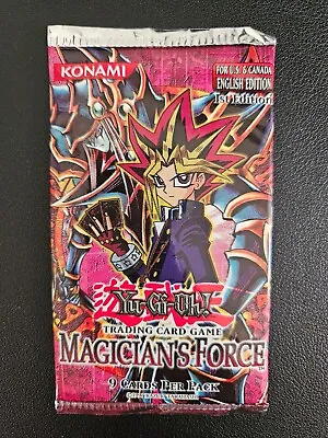 Yu-Gi-Oh Magician's Force 1st Edition Factory Sealed Booster Pack • $220