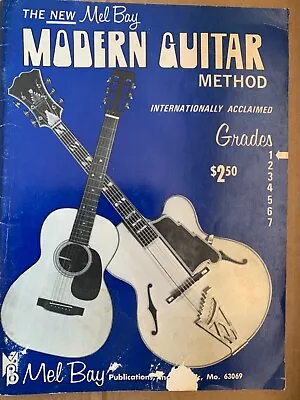 Vintage The New Mel Bay Modern Guitar Method Grade 1 /  1972 • $7.99
