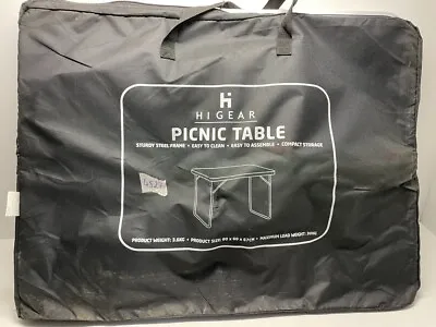 Hi-Gear Picnic Camping Table Food Storage Workspace Walking (see Descrip) #4527 • £23.99