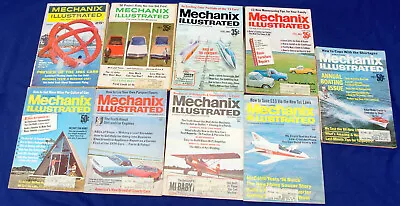 Mechanix Illustrated Magazine 1960s-1970s Vintage Lot Of 9 • $9.99