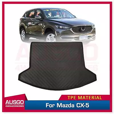 AUSGO 3D TPE Cargo Mat For Mazda CX5 CX-5 2012-Onwards Trunk Mat Boot Liner • $79.11