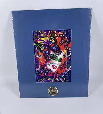 Andrea Mistretta New Orleans 2004 Metamorph Eyes Mardi Gras Matted Art Signed • $68