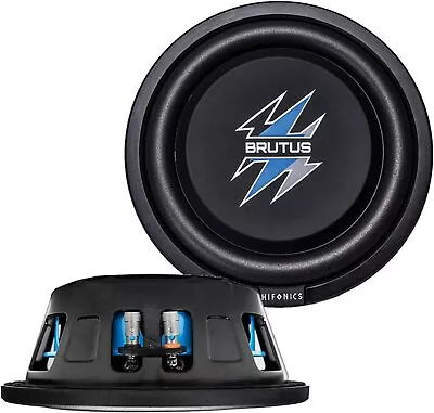 Hifonics BXS8D4 Brutus Shallow Mount Subwoofer (Black) – 8 Inch Subwoofer... • $55