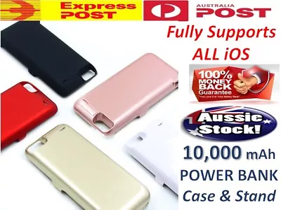 $29.98 • Buy Battery External Power Bank Charger Case Charging Cover For IPhone 6s 7 8 6 Plus