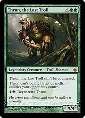 THRUN THE LAST TROLL Mirrodin Besieged MTG Green Creature  Troll Shaman MYTHIC • $3.91