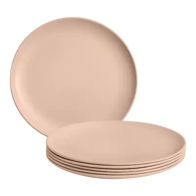 Taryn Melamine Dinner Plates In Matte Aged Clay (Set Of 6) • $15.50