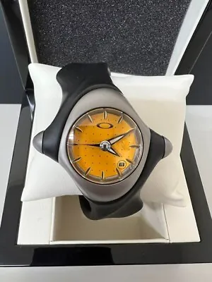 Oakley Bullet Dial Yellow Analog Wrist Watch 00s Tech Working Product • $698