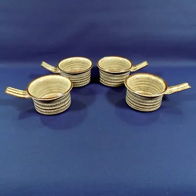 £28 • Buy Grayshott Pottery Stoneware Small Soup Cups / Bowls X 4