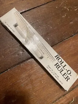 Vintage Wei's 12 Inch Roll-O-Ruler Rolling Drafting Ruler No. CP-405 New Model  • $5