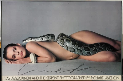 $399.99 • Buy AVEDON, RICHARD SIGNED POSTER, NASTASSJA KINSKI AND THE SERPENT, Framed