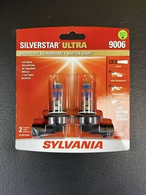 Sylvania Silverstar ULTRA 9006 Pair Set High Performance Headlight 2 Bulbs NEW • $29.99