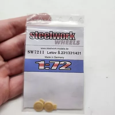 1/72 Steelwork Letov Š.231 Wheels Replacements Universal Kits Sw7211 • $12.95