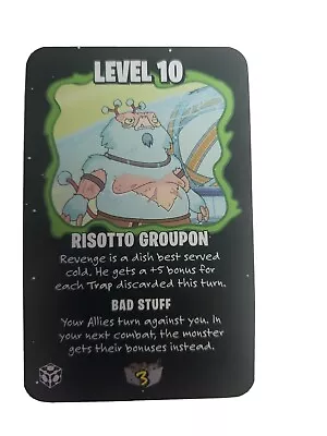 Gen Con 2018 Munchkin Rick And Morty Level 10 Risotto Groupon Promo Card 10d9 • $0.99