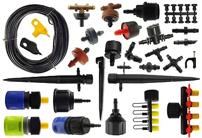 £5.69 • Buy Garden Watering Automatic Irrigation,micro Pipe + Connectors+fittings,full Range