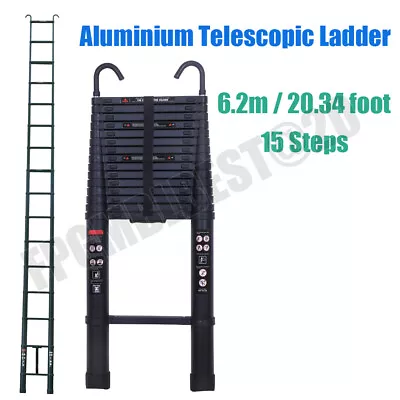 Telescopic Ladder Multi-Purpose Extendable Laders Aluminium Folding 6.2M 3.8M 5M • $151.47