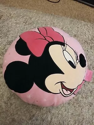 Disneyland Paris Cushion Pillow - Round Minnie Mouse Cushion  • £6