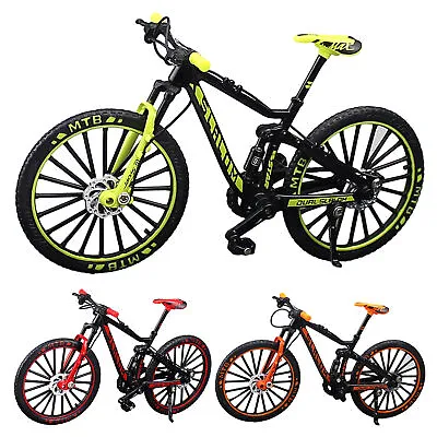 Miniature Alloy Foldable Bicycle Toy Finger Bike Model Gift Desktop Decoration • $15.08