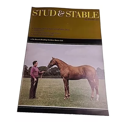 Stud & Stable Magazine V14 N11 November 1975 Horse Horseracing Mag Book • £15