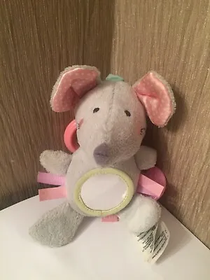 MOTHERCARE Soft  Toy Pram Activity Mouse  Rattle • £8.50