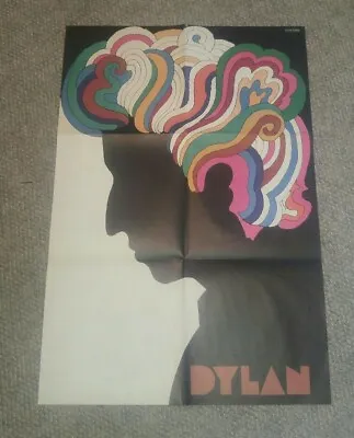 Original 1966/67 Vintage Bob Dylan Psychedelic Milton Glaser Poster 22  X 33   • $225.99