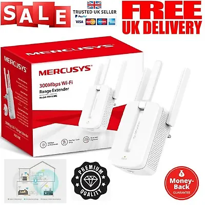 WiFi Range Extender Internet Signal Booster Wireless Repeater Universal • £14.95