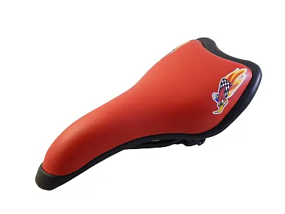 NOS Honda BMX Racing Seat Saddle Red Black Railed HRC Woody Bicycle • $49.99