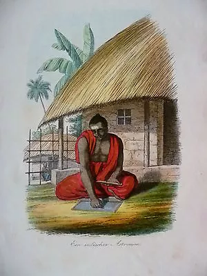 £4.30 • Buy Orig. Col. Litho 1857 Folklore An Indian Astronomer India