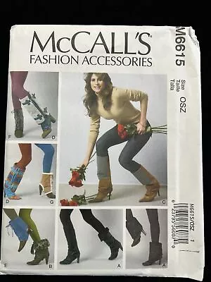  McCalls M6615 Spats Steampunk UNCUT Factory Folded Pattern • $10