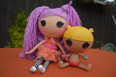 £9.49 • Buy Lalaloopsy Loopy Purple Hair Peanut Big Top 13  Doll And Smaller Doll