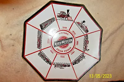 C&nw Rr Chicago & Northwestern Railroad Historical Steam Power 9 Collector Plate • $10.95